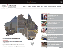 Tablet Screenshot of jirschsutherland.com.au